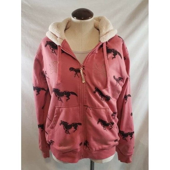 CE Schmidt WorkWear Fit For Her Horse Jacket with Hood Medium (10-12) Vintage - Picture 1 of 12